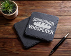 Schiefer Untersetzer Sourdough Whisperer - Lustiges Geschenk für Hobby – Bild 5