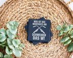 Schiefer Untersetzer Wichtigste am Schweißen Ist Das W - Geschenk für  – Bild 3