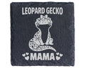 Schiefer Untersetzer Leopard Gecko Mama - Geschenk für Mutter Frauen T – Bild 1