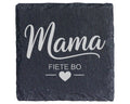 Schiefer Untersetzer Mama Mit Wunschname Personalisiert - Geschenk Für – Bild 1