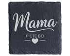 Schiefer Untersetzer Mama Mit Wunschname Personalisiert - Geschenk Für – Bild 1
