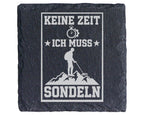 Schiefer Untersetzer Sondengänger Keine Zeit Ich Muss Sondeln - Gesche – Bild 1