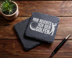 Schiefer Untersetzer Golfer Mir Reichts Ich Geh Golfen - Lustiges Gesc – Bild 5