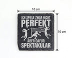 Schiefer Untersetzer Volleyball Spiele Spektakulär Spruch - Geschenk f – Bild 4