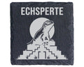 Schiefer Untersetzer Echsperte Echse Leguan - Lustiges Geschenk für Re – Bild 1