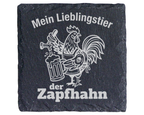 Schiefertafel Untersetzer Zapfhahn Bier Geschenk für Männer lustige Ba – Bild 1
