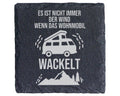Schiefer Untersetzer Wohnmobil Wackelt Nicht Immer Wind - Lustiges Ges – Bild 1