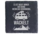 Schiefer Untersetzer Wohnmobil Wackelt Nicht Immer Wind - Lustiges Ges – Bild 1