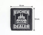 Schiefer Untersetzer Kuchen Dealer Torte - Lustiges Geschenk Für Bäcke – Bild 4