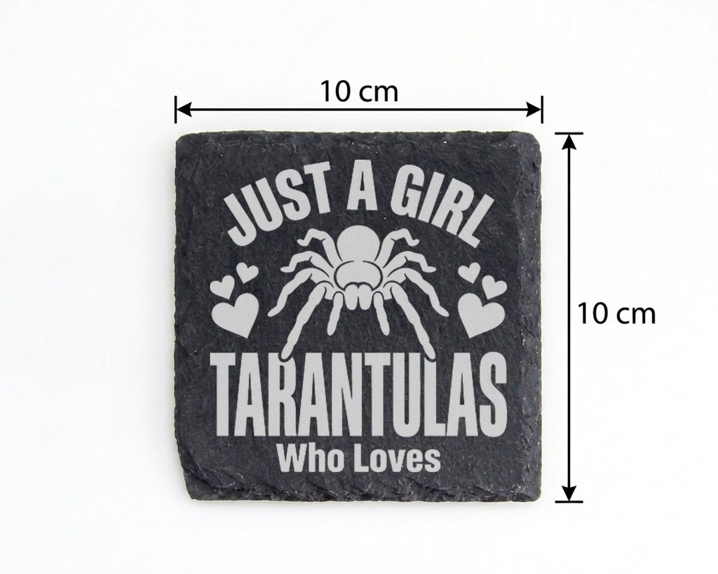 Schiefer Untersetzer Vogelspinne Just A Girl Loves Tarantulas - Gesche – Bild 4