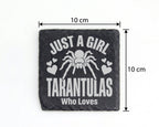 Schiefer Untersetzer Vogelspinne Just A Girl Loves Tarantulas - Gesche – Bild 4