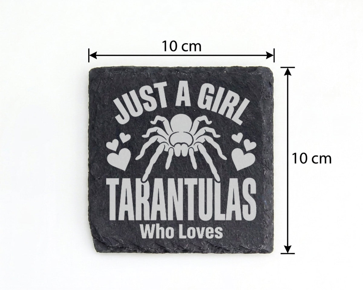 Schiefer Untersetzer Vogelspinne Just A Girl Loves Tarantulas - Gesche – Bild 4