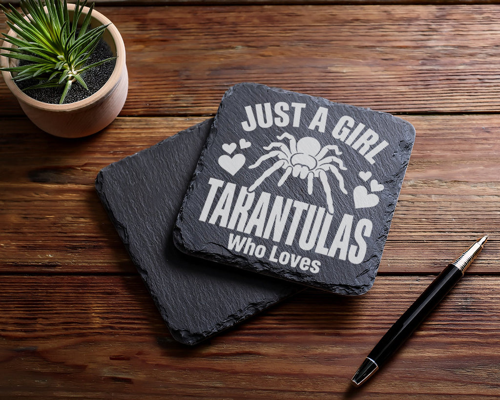 Schiefer Untersetzer Vogelspinne Just A Girl Loves Tarantulas - Gesche – Bild 5