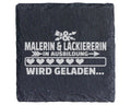 Schiefer Untersetzer Malerin Lackiererin In Ausbildung Wird Geladen -  – Bild 1