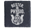 Schiefer Untersetzer Bester Physio Der Welt - Geschenk für Physiothera – Bild 1