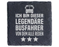 Schiefer Untersetzer Legendärer Busfahrer Von Dem Alle Reden - Lustige – Bild 1