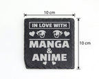 Schiefer Untersetzer In Love With Manga Anime Augen - Geschenk für Ota – Bild 4