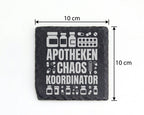 Schiefer Untersetzer Apotheken Chaos Koordinator - Lustiges Geschenk f – Bild 4