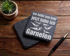 Schiefer Untersetzer Garnelen Hatte Mal Geld - Lustiges Geschenk für A – Bild 5