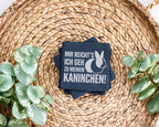 Schiefer Untersetzer Kaninchen Mir Reichts Ich Geh Zu Meinem - Lustige – Bild 3