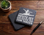Schiefer Untersetzer Ballerina Guter Tag Zum Tanzen - Geschenk Für Tän – Bild 5