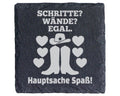Schiefer Untersetzer Line Dance Hauptsache Spaß - Geschenk für Country – Bild 1