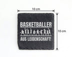 Schiefer Untersetzer Basketballer Aus Leidenschaft - Geschenk Für Spie – Bild 4