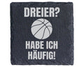 Schiefer Untersetzer Basketball Dreier Habe Ich Häufig - Geschenk Für  – Bild 1