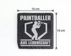 Schiefer Untersetzer Paintballer Aus Leidenschaft - Geschenk für Spiel – Bild 4