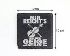 Schiefer Untersetzer Geige Mir Reichts Ich Geh Spielen - Lustiges Gesc – Bild 4