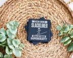 Schiefer Untersetzer Slackliner Ich Bin Was Ist Deine Superkraft - Ges – Bild 3